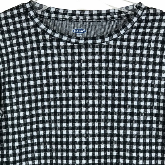 Old Navy Girls Check Puff Sleeve Top - Picture 3 of 9